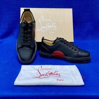 Christian Louboutin Adolon Junior Flat Sneakers Black Size 46 12 US