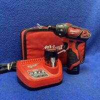 MILWAUKEE 2041-20 Subcompact Brushless BIT IMPACT w/Charger & 2 Batt In Bag