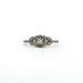  Ladies 10k White Gold Diamond Engagement Ring Size 7.75