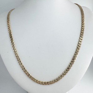  Men's Solid 10k Yellow Gold 5.3mm Curb Link 23" Necklace 30.4 Grams