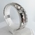  Ladies Sterling Silver Hammered Bangle Bracelet 24.2 Grams