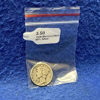 1936 Mercury Dime 90% Silver