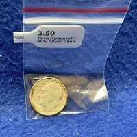 1946 Roosevelt 90% Silver Dime