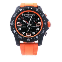 Breitling Endurance Pro 44 X82310 Chronograph Men's Watch Orange w/ Box & Receip