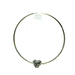  Ladies Pandora Moments Heart Clasp Sterling Silver Bangle Bracelet