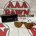 Verasce 2252 Aviator Style Sunglasses Brown Lens / Gold Frame w/ Case