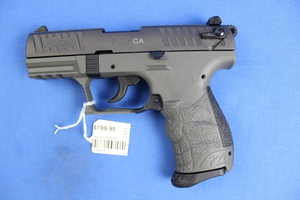 Walther Arms P22 CA .22 L.R. Cal. SEMI-AUTOMATIC Pistol  3.5"