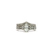  Ladies Neil Lane1ctw Diamond Marquis 14k White Gold Wedding Ring Set Size 6
