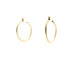  Ladies 14k Yellow Gold 1" Hoop Earrings 1.8 Grams
