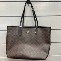 Coach Gallery Tote Reversible Print Purse Bag