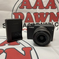 Canon EOS M200 Mirrorless Digital Camera EF-M 15-45mm is w/ Battery & Charger