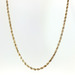  10k Yellow Gold 2mm Rope 18" Necklace 2.5 Grams