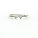  Ladies Sterling Silver Fancy CZ Band Ring - Assorted Sizes