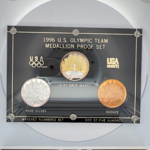 1996 U.S. Olympic Team Event Medallion Proof Set *1 of 500* 