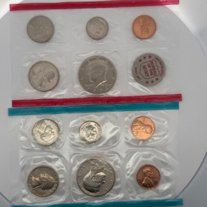 Department of Treasury 1972 Uncirculated Coin Set