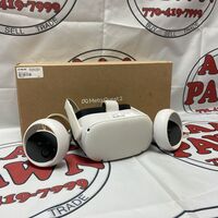 Meta Quest 2 128GB VR Console W/Controllers and Box No Charger