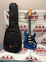 Fender American Ultra II Stratocaster Electric Guitar Noble Blue 70th Anniversar