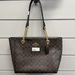 Coach Signature Chain Tote Monogram Purse