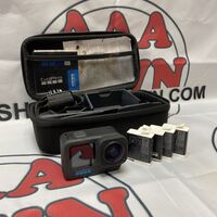 GoPro Hero 12 Black Action Camera Waterproof W/Bag and Extra Batteries