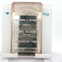 NTR METALS .999 Fine Silver 10 Troy Ounce Silver Bar