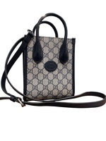 Gucci Supreme Mini Tote Crossbody Bag 