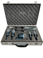 EMB DK9 Drum Set 7 Piece Professional Wired Microphone Mic Kit w/ Mounting Kit