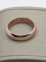  14K RG Ring w/ Celtic Knots Engraved Inside 