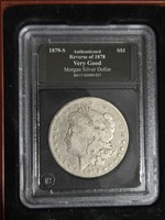 BRADFORD 1879-S REVERSE OF 1878 MORGAN DOLLAR ERROR