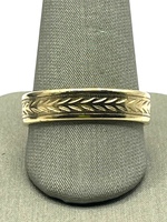  10K Yellow Gold Etched Band