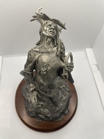 THE RAINMAKER CHILMARK PEWTER SCULPTURE