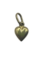  14K Yellow Gold Heart Charm 0.5 grams
