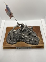 ZOUAVES 1ST MANASSAS CHILMARK PEWTER SCULPTURE