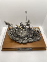 PICKETT'S CHARGE CHILMARK PEWTER SCULPTURE