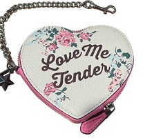 Coach Limited Edition Elvis Heart Leather Coin Purse 