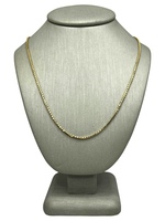  14K Yellow Gold Rounded Box Link Chain