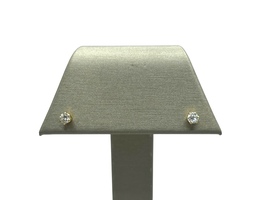  14K Yellow Gold Diamond Stud Screw-Back Earrings