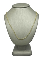 New 14K Yellow Gold Cable Link Chain