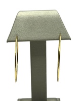 New 14K Yellow Gold Hoop Earrings