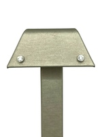  14K White Gold Diamond Bezel Set Stud Earrings