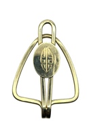  14K Yellow Gold Money Clip with Etching 