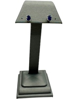  14K Yellow Gold Oval Sapphire Stud Earrings