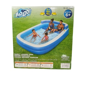 H2OGO InFlatable Family Lounge Pool 10Ftx7Ft  