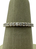  14K White Gold Diamond Band Ring