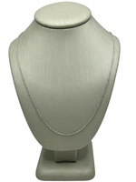  14K White Gold Mini Cable Link Chain