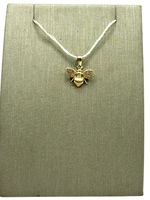  14K Yellow Gold Bee Charm Pendant