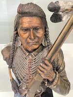 C.A.Pardell "No More Forever" ~ Chief Joseph~ Chilmark Sculpture #830/950