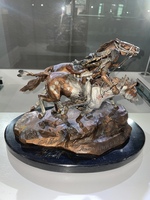 C.A.Pardell Americas Horse Takes His Name Miced Media Sculpture 636-950