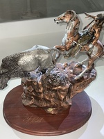 C.A.Pardell Cliff Hanger Legends Mixed Media Sculpture 594/2500