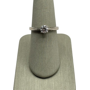  14K White Gold .50ct Approx Si2 Diamond Ring