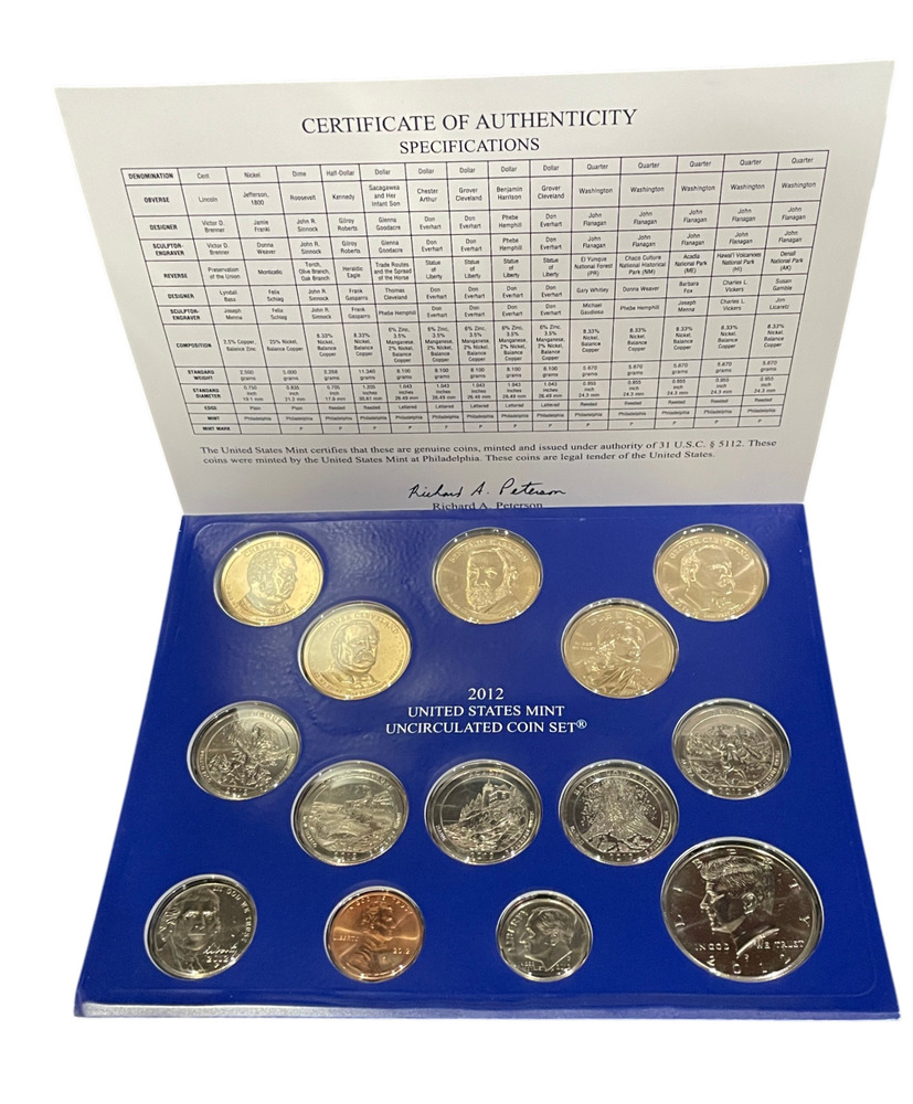 2012 U.S. Mint Set - Philadelphia and Denver 28 Coins | Abby's Pawn & Coin